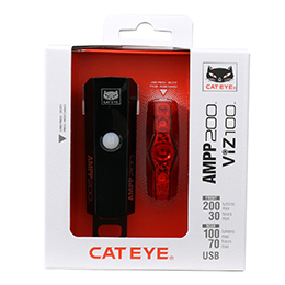 Cat Eye Ampp 200 & Viz 100 Light Set